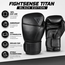 Fightsense Titan – Bokshandschoenen – Black – Bokshandschoenen voor vechtsport en training