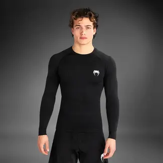Venum Venum Contender Long Sleeve Rashguard – Zwart/Wit