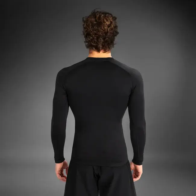 Venum Venum Contender Long Sleeve Rashguard – Zwart/Wit – Compressiepasvorm
