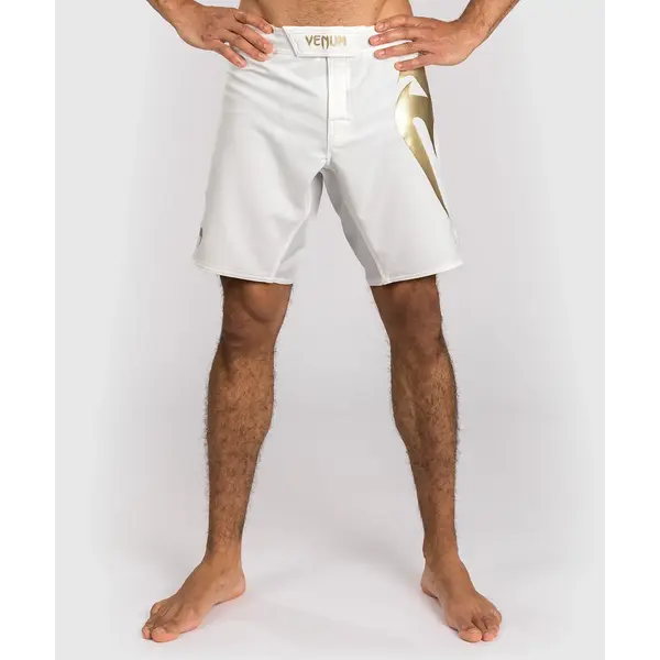 Venum Light 5.0 Kampfshorts – Weiß/Gold