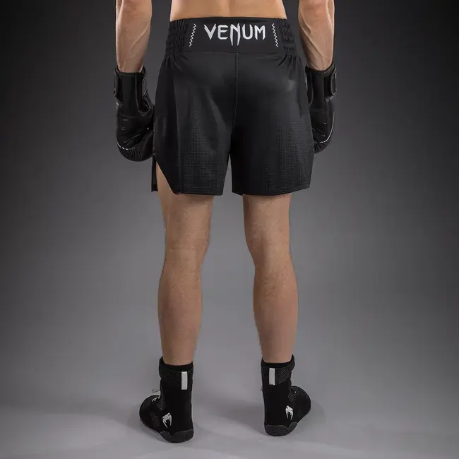 Venum Venum Stealth Boksbroek – Zwart/Wit – Sneldrogende Performance Stof