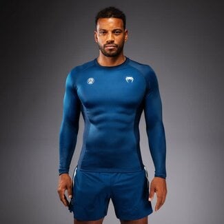 Venum Venum x Roger Gracie Academy Rashguard Lange Mouwen – Blauw