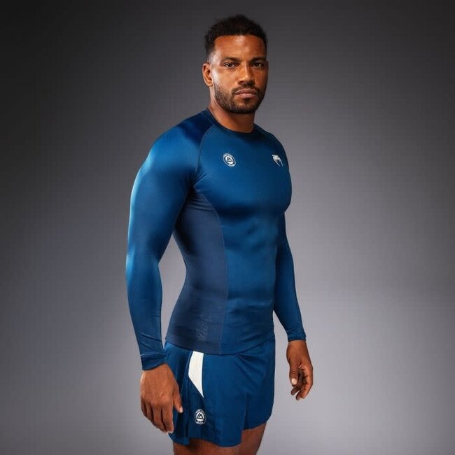 Venum Venum x Roger Gracie Academy Rashguard Lange Mouwen – Blauw – BJJ & Grappling