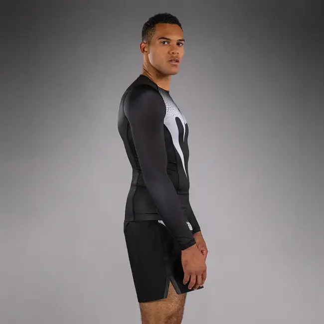 Venum No Gi Rashguard Lange Mouwen – Zwart/Wit