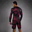 Venum UFC Zenith by Venum Authentic Fight Week Long Sleeve Rashguard – Marineblauw/Bordeaux/Zilver