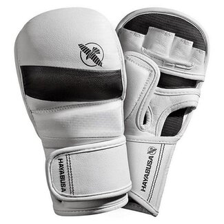 Hayabusa MMA Handschoenen - T3 7oz Hybrid Gloves - Whte/Black