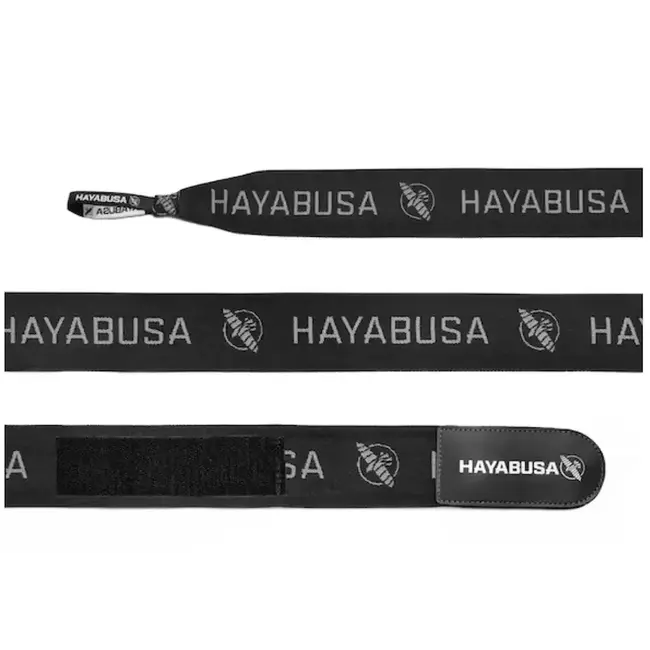 Hayabusa Deluxe Hand Wraps Bandages – Black – 460 cm – Extra Ondersteuning voor Handen en Polsen