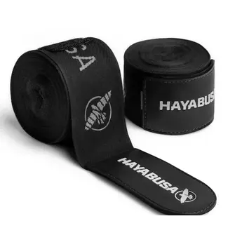 Hayabusa Deluxe Hand Wraps Bandages – Black – 460 cm