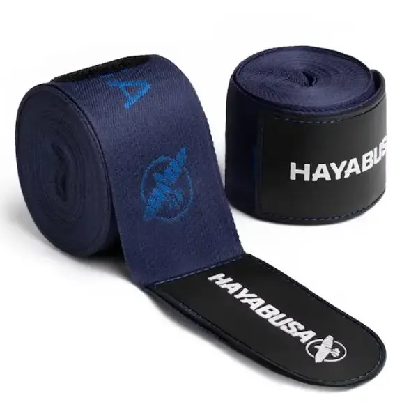 Hayabusa Deluxe bandes de boxe bandes de boxe – bleu – 460 cm