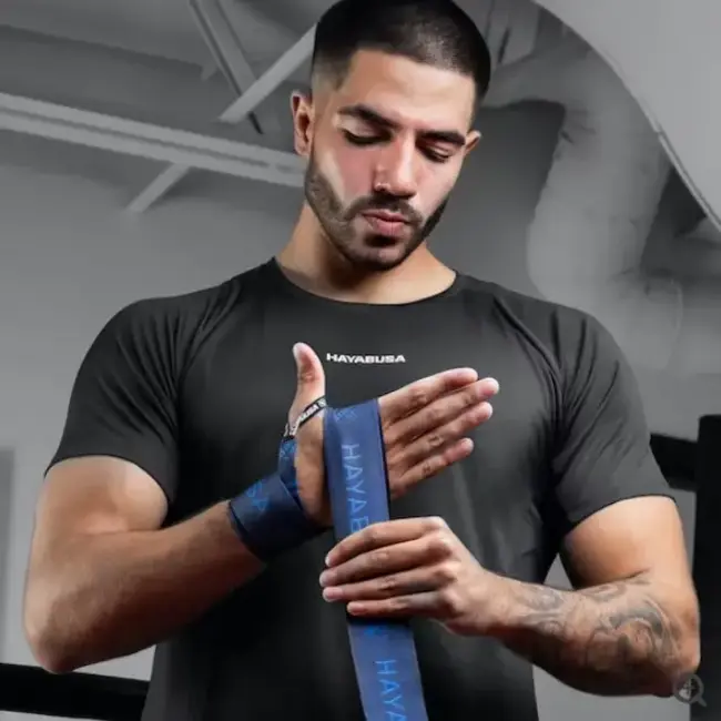 Hayabusa Deluxe Hand Wraps Bandages – Blauw – 460 cm – Extra Ondersteuning voor Handen en Polsen