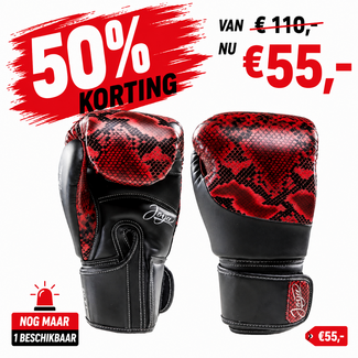 JOYA Bokshandschoenen Thailand Snake - PU - Rood