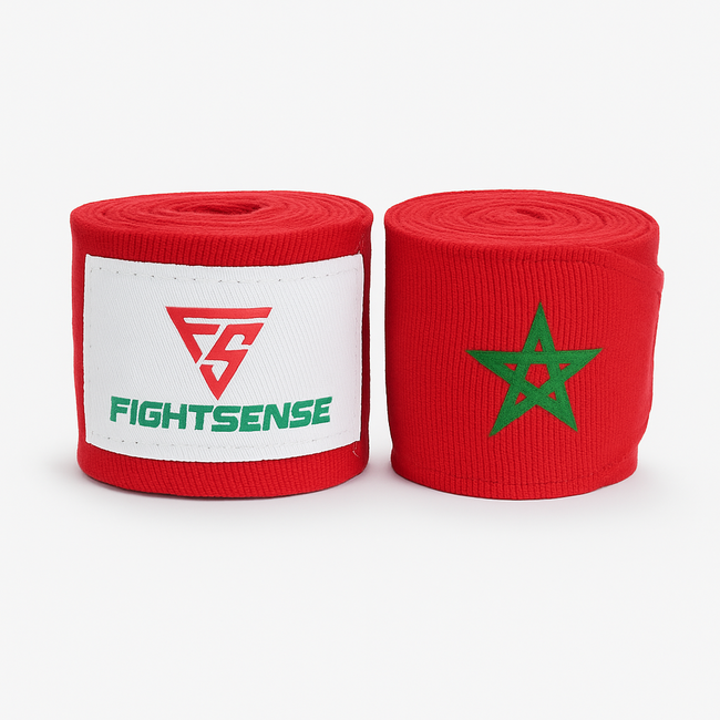 Fightsense Handwraps – Marokko Editie – Boksbandages voor vechtsport en training