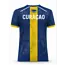 Fightsense Curaçao Performance Kids T-shirt – Blauw/Geel – Sportshirt voor kinderen
