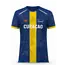 Fightsense Curaçao Performance Kids T-shirt – Blauw/Geel – Sportshirt voor kinderen