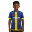 Fightsense Curaçao Performance Kids T-shirt – Blauw/Geel – Sportshirt voor kinderen