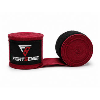 Fightsense Bandages 500 cm – Bordeauxrood