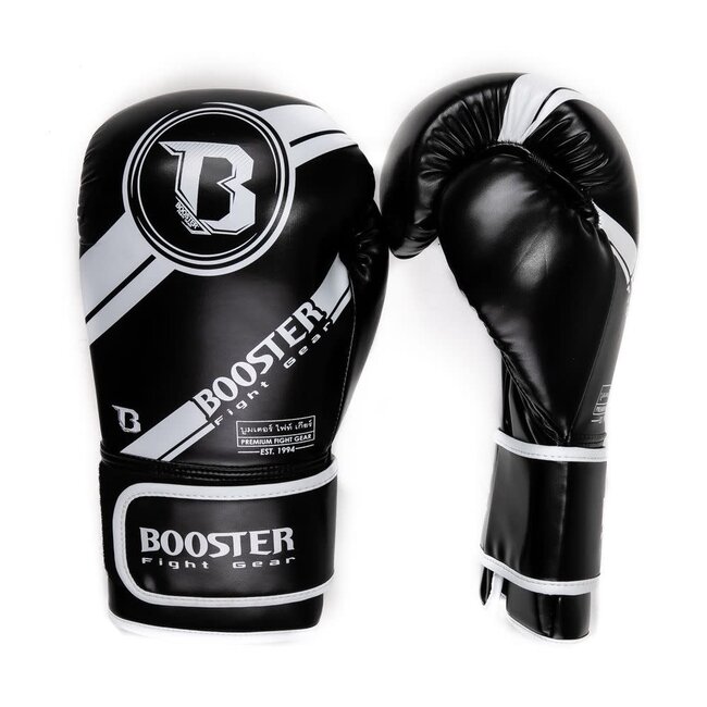 Booster Fightgear Booster Premium Striker Bokshandschoenen – Zwart – Voor Boksen en Kickboksen