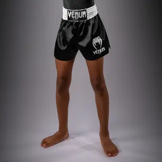 Venum Venum Classic Muay Thai Short Kids – Zwart/Wit