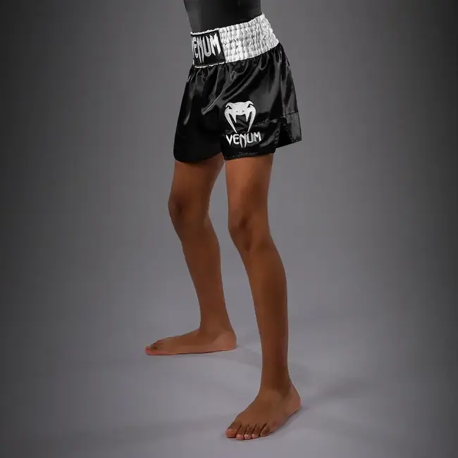 Venum Venum Classic Muay Thai Short Kids – Zwart/Wit