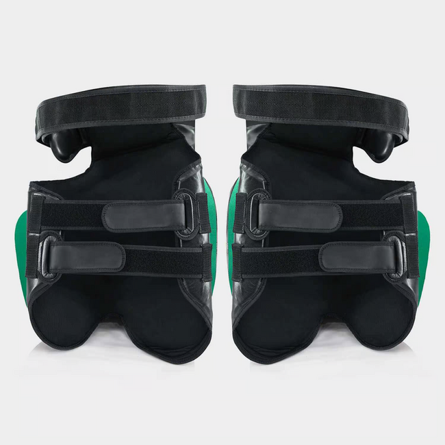 FAIRTEX Fairtex TP5 Ultra Lite Thigh Pad – Zwart/Groen – One Size – Professionele Low-Kick Pad