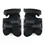 FAIRTEX Fairtex TP5 Ultra Lite Thigh Pad – Zwart/Wit – One Size – Professionele Low-Kick Pad