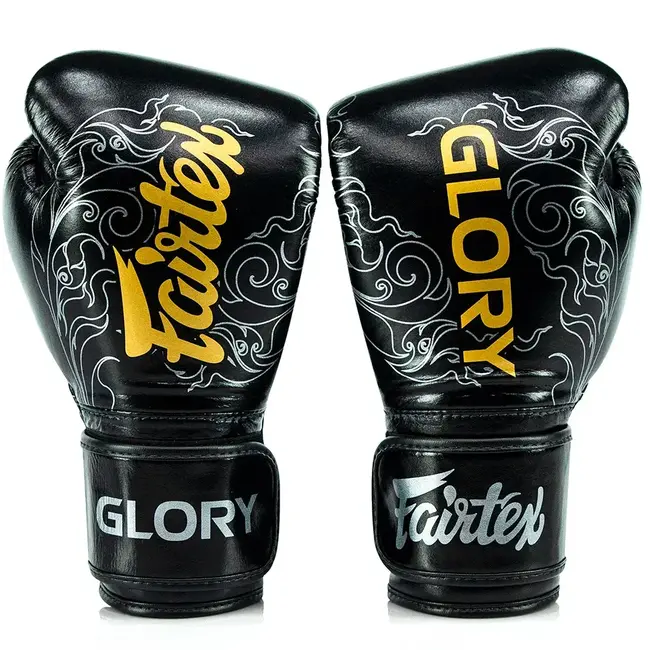FAIRTEX Fairtex Glory BGVG3 Bokshandschoenen Black/Silver – Official Glory Kickboxing Gear