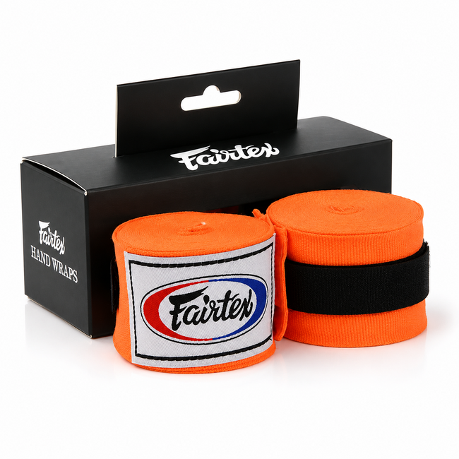 FAIRTEX Semi-Elastic Handwraps 460 cm – Oranje