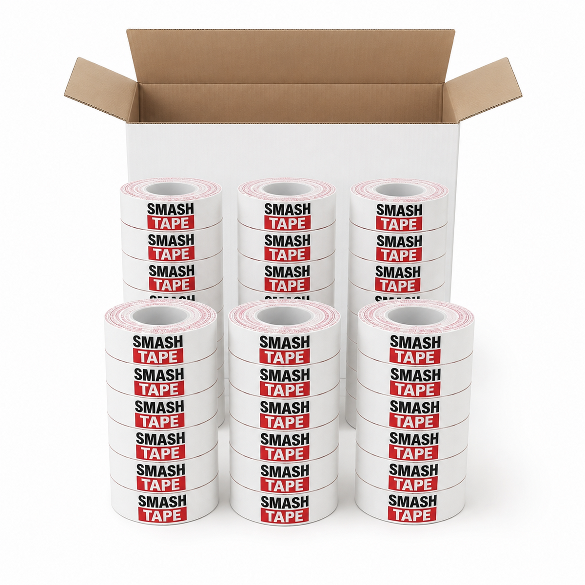 SMASH Pro bande adhésésive de sport – 2,5 cm x 13 m – Voordeeldoos 48 Rollen