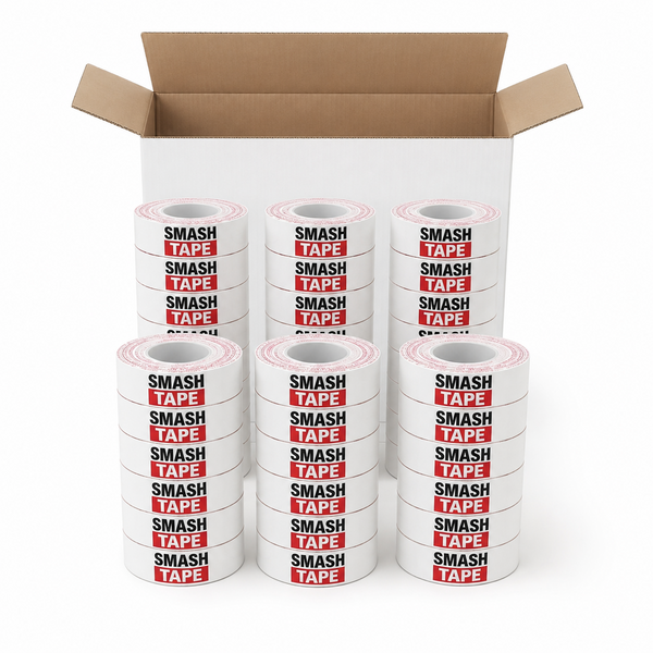 SMASH Pro bande adhésésive de sport – 2,5 cm x 13 m – Voordeeldoos 48 Rollen