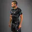 Venum Nexus Rashguard Korte Mouwen – Zwart/Zilver – Compressie & Mesh