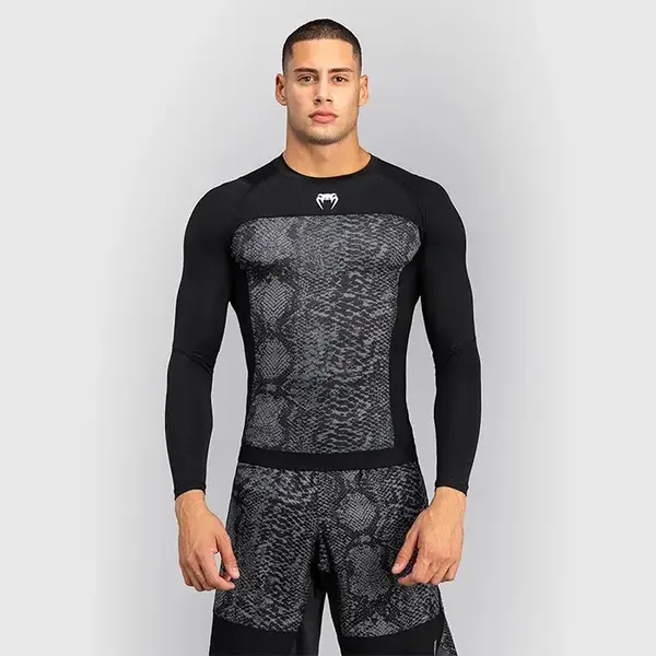 Venum G-Fit Scales Rashguard manches longues – noir/gris anthracite
