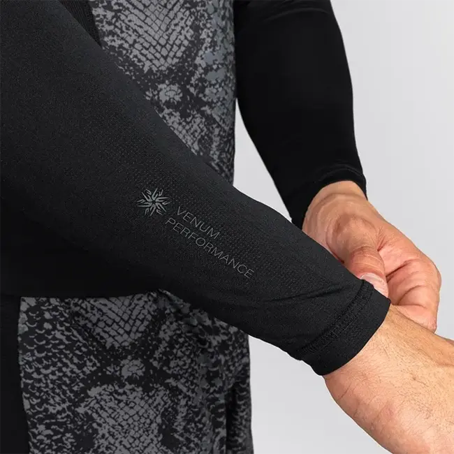 Venum Venum G-Fit Scales Rashguard Lange Mouwen – Zwart/Antracietgrijs – Compressie