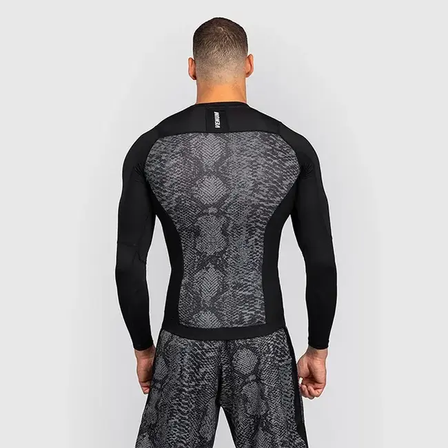 Venum Venum G-Fit Scales Rashguard Lange Mouwen – Zwart/Antracietgrijs – Compressie