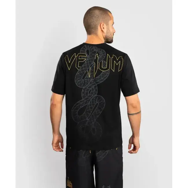 Venum Serpenti T-Shirt – Zwart/Zilver/Goud – 100% Premium Katoen