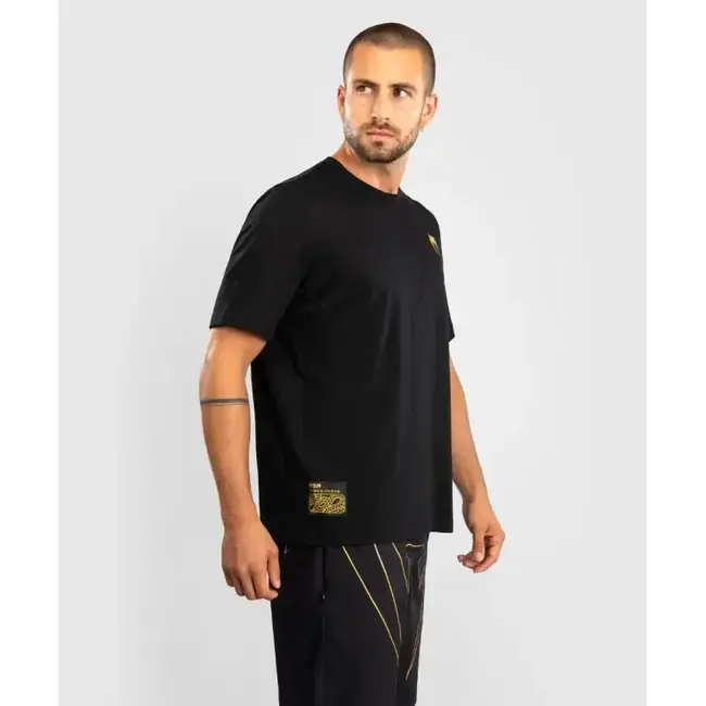 Venum Serpenti T-Shirt – Zwart/Zilver/Goud – 100% Premium Katoen