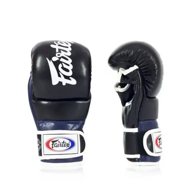 FAIRTEX FGV18 Super Sparring MMA Handschoenen – Zwart/Blauw
