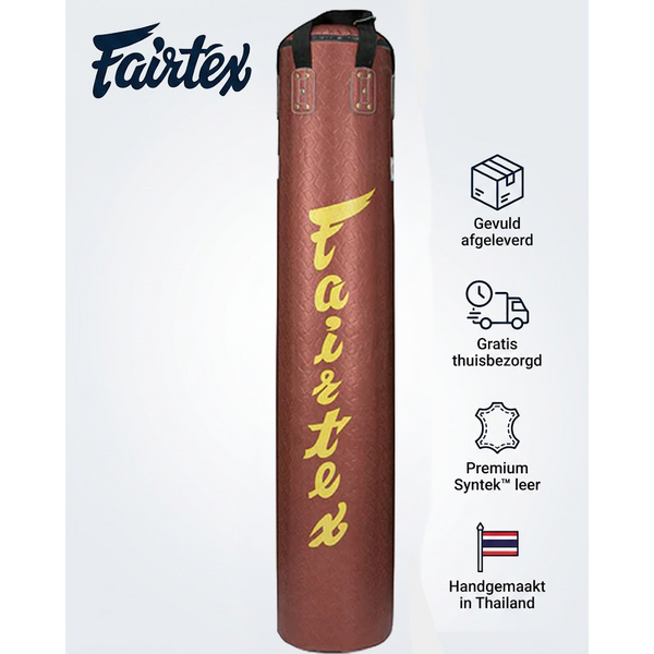 Fairtex HB6 Muay Thaï Banana Bag – Python rouge/or