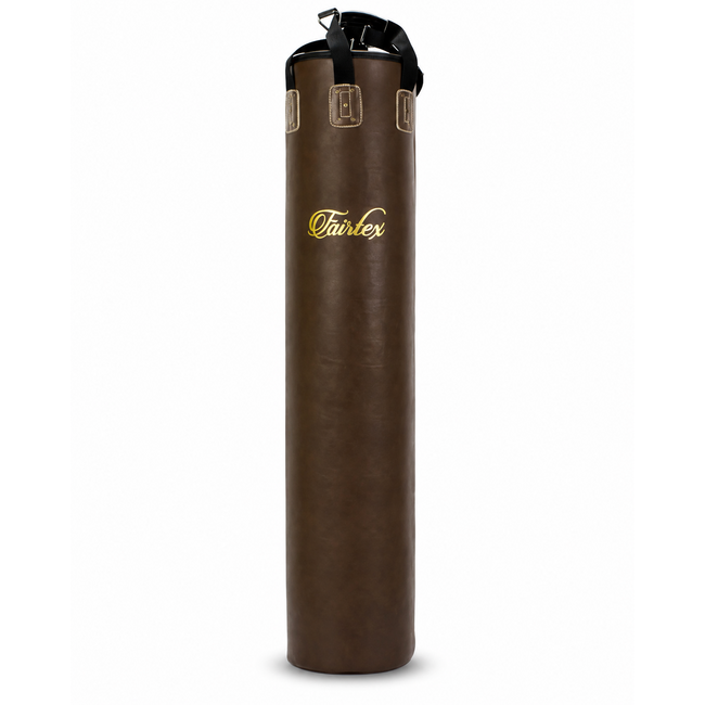 FAIRTEX HB6TB Muay Thai Banana Bag – Throwback Bruin – Gevuld – 180 cm
