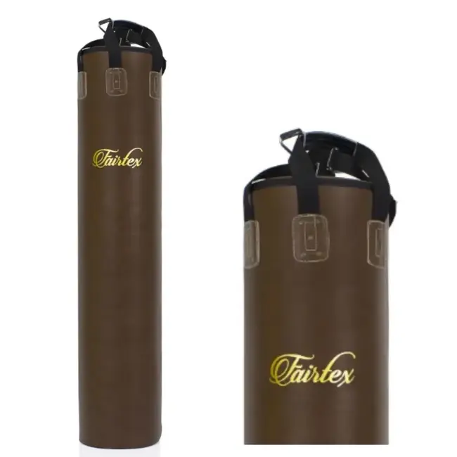 FAIRTEX HB6TB Muay Thai Banana Bag – Throwback Bruin – Gevuld – 180 cm