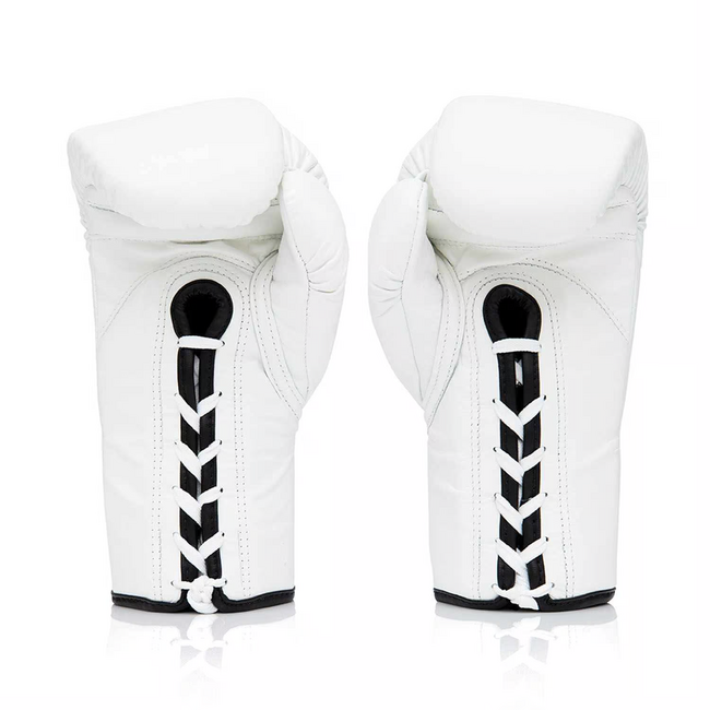 FAIRTEX Fairtex BGL6 Bokshandschoenen met Veters – Wit