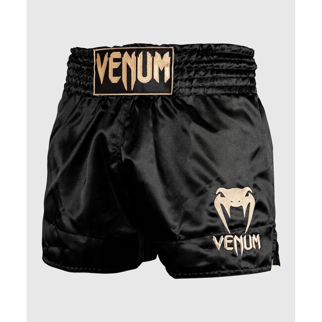 Venum MUAY THAI SHORTS CLASSIC - ZWART/GOUD
