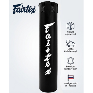 FAIRTEX HB6 Muay Thai Banana Bag – Zwart