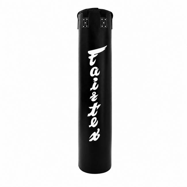 FAIRTEX HB6 Muay Thai Banana Bag – Zwart – Gevuld – 180 cm