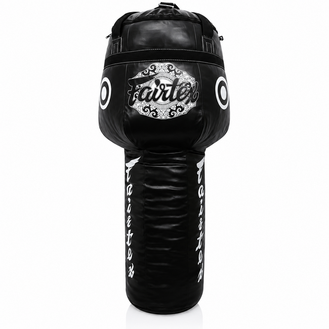 FAIRTEX HB13 Super Angle Heavy Bag – Zwart – Gevuld – 140 cm