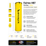 FAIRTEX HB7 7FT Pole Bag – Geel – Gevuld – 210 × 45 cm