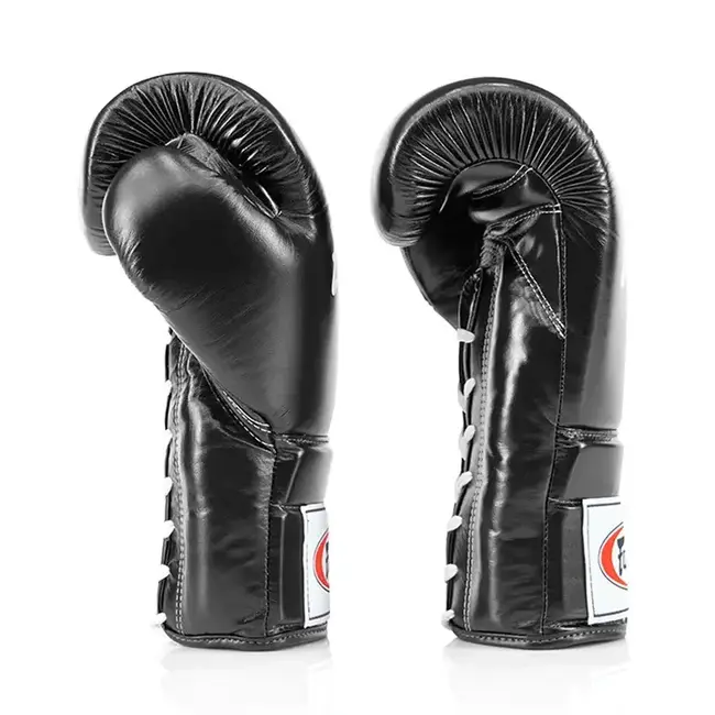FAIRTEX Fairtex BGL3 Bokshandschoenen met Veters – Zwart