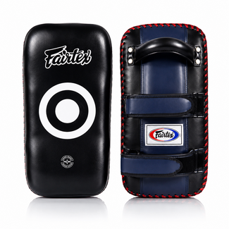 FAIRTEX KPLC2 Curved Muay Thai Kickpads – Zwart/Blauw