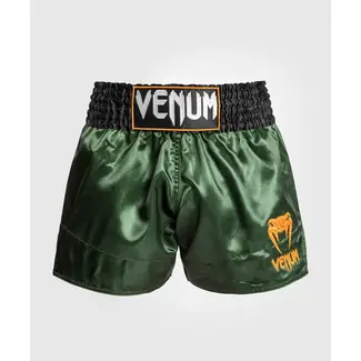 Venum Venum Classic Muay Thai Short – Groen/Zwart/Goud