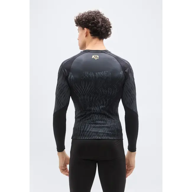 Venum Venum x Chimaev Wild Borz Rashguard met Lange Mouwen – Zwart/Grijs