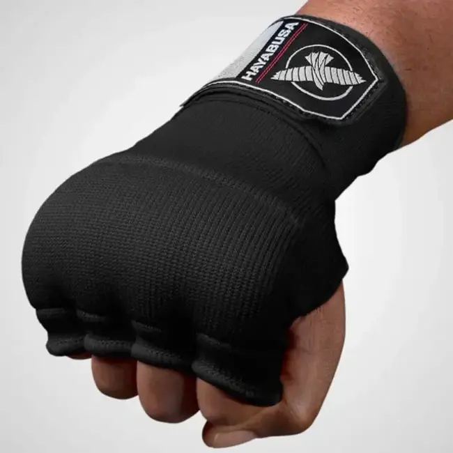 Hayabusa Quick Handwraps – Zwart – Stretch Wrap – Binnenhandschoen voor Boksen & MMA
